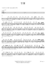 Rainwater (빗물) Sim Eun Kyung (심은경) Full Drum Transcription / Drum Sheet Music COPYDRUM