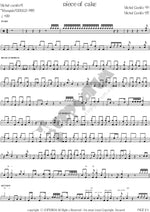 Piece of cake Michel Camilo Full Drum Transcription / Drum Sheet Music COPYDRUM
