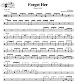Forget Her Jeff Buckley Full Drum Transcription / Drum Sheet Music DrumSetSheetMusic.com