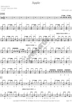 Apple (Apple) Gajami Boys (가자미소년단) Full Drum Transcription / Drum Sheet Music COPYDRUM