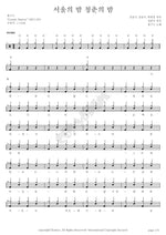 Seoul Night, Youth Night (서울의 밤 청춘의 밤) Mongoose (몽구스) Full Drum Transcription / Drum Sheet Music COPYDRUM