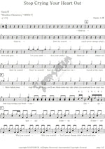 Stop Crying Your Heart Out Oasis Full Drum Transcription / Drum Sheet Music COPYDRUM