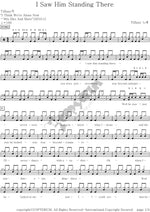 I saw him standing there Tiffany (티파니) Full Drum Transcription / Drum Sheet Music COPYDRUM