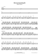 iloveyousomuch Johnny Stimson Full Drum Transcription / Drum Sheet Music COPYDRUM