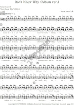 Don't Know Why Norah Jones Full Drum Transcription / Drum Sheet Music COPYDRUM