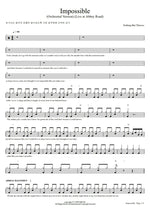 Impossible (Orchestral Version) (Live at Abbey Road) Nothing but Thieves Full Drum Transcription / Drum Sheet Music COPYDRUM