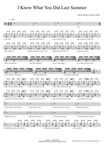 I Know What You Did Last Summer (feat. Camila Cabello) Shawn Mendes Full Drum Transcription / Drum Sheet Music COPYDRUM