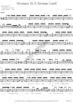 Stranger in a Strange Land Iron Maiden Full Drum Transcription / Drum Sheet Music COPYDRUM