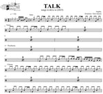 Talk Nightly Full Drum Transcription / Drum Sheet Music DrumSetSheetMusic.com