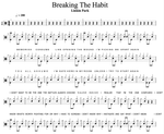 Breaking the Habit Linkin Park Full Drum Transcription / Drum Sheet Music Cyril Mayer