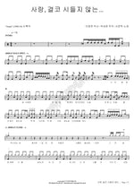 Love, Never Withering... (사랑, 결코 시들지 않는...) Seo Moon Tak (서문탁) Full Drum Transcription / Drum Sheet Music COPYDRUM
