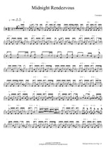 Midnight Rendezvous Casiopea (カシオペア) Full Drum Transcription / Drum Sheet Music COPYDRUM
