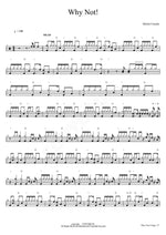 Why Not! Michel Camilo Full Drum Transcription / Drum Sheet Music COPYDRUM