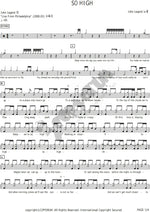 So High (Live) John Legend Full Drum Transcription / Drum Sheet Music COPYDRUM