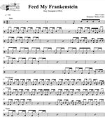 Feed My Frankenstein Alice Cooper Full Drum Transcription / Drum Sheet Music DrumSetSheetMusic.com