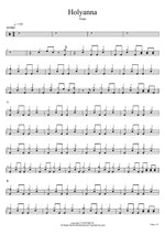Holyanna Toto Full Drum Transcription / Drum Sheet Music COPYDRUM