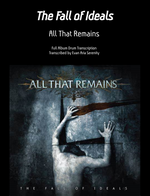 All That Remains: The Fall of Ideals (Complete Album Drum Transcriptions) by Jaslow Drum Sheets
