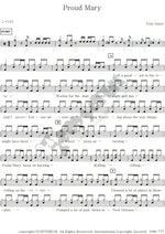 Proud Mary Tom Jones Full Drum Transcription / Drum Sheet Music COPYDRUM