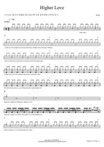 Higher Love Kygo Full Drum Transcription / Drum Sheet Music COPYDRUM