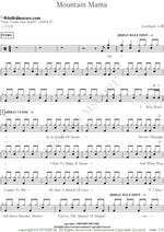 Mountain Mama Gotthard Full Drum Transcription / Drum Sheet Music COPYDRUM
