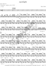 Spotlight Mute Math Full Drum Transcription / Drum Sheet Music COPYDRUM
