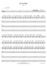 In or Out Jens Full Drum Transcription / Drum Sheet Music COPYDRUM