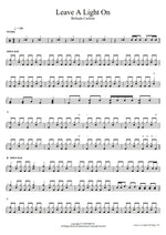 Leave a Light On Belinda Carlisle Full Drum Transcription / Drum Sheet Music COPYDRUM