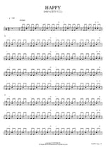 HAPPY DAY6 Full Drum Transcription / Drum Sheet Music COPYDRUM