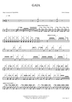 Gaia (Chris Coleman Meinl Drum Festival Performance) Kaz Rodriguez Full Drum Transcription / Drum Sheet Music COPYDRUM