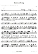 Summer Song Yui (吉岡唯) Full Drum Transcription / Drum Sheet Music COPYDRUM