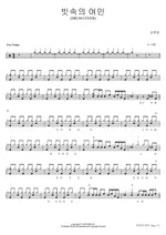 Lady in the Rain (빗속의 여인) Shin Young Hoon (신영훈) Full Drum Transcription / Drum Sheet Music COPYDRUM