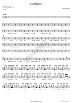 Complete Parachute Band Full Drum Transcription / Drum Sheet Music COPYDRUM