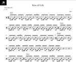 Kiss of Life Sade Full Drum Transcription / Drum Sheet Music Drum Sheet MX