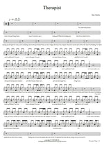 Therapist Mae Muller Full Drum Transcription / Drum Sheet Music COPYDRUM