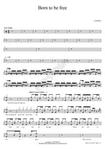 Born to Be Free X Japan (エックス・ジャパン) Full Drum Transcription / Drum Sheet Music COPYDRUM