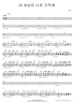 My World is Full of You (내 세상은 너로 가득해) Tophyun (탑현) Full Drum Transcription / Drum Sheet Music COPYDRUM