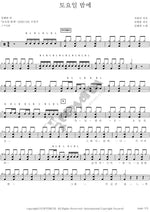 On a Saturday Night (토요일 밤에) Kim Ho Joong (김호중) Full Drum Transcription / Drum Sheet Music COPYDRUM
