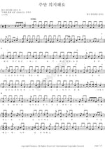 I Rely Only on the Lord (주만 의지해요) Korean Continental Singers (한국 컨티넨탈 싱어즈) Full Drum Transcription / Drum Sheet Music COPYDRUM