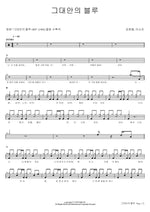 Blue in You (그대안의 블루) Kim Hyun Chul (김현철) Full Drum Transcription / Drum Sheet Music COPYDRUM