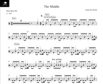 The Middle Jimmy Eat World Full Drum Transcription / Drum Sheet Music Drum Sheet MX
