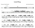 Little Wing The Jimi Hendrix Experience Full Drum Transcription / Drum Sheet Music Franki Bio