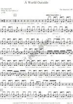 A World Outside The Material Full Drum Transcription / Drum Sheet Music COPYDRUM