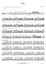 Her PIA (피아) Full Drum Transcription / Drum Sheet Music COPYDRUM