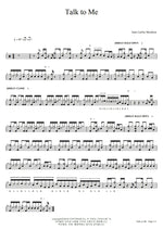 Talk to Me (Meinl Cymbals Promo) Juan "Carlito" Mendoza Full Drum Transcription / Drum Sheet Music COPYDRUM