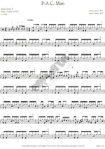 P.A.C. Man Alain Caron Full Drum Transcription / Drum Sheet Music COPYDRUM