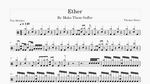 Ether Make Them Suffer Full Drum Transcription / Drum Sheet Music Thomas Riney