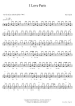 I Love Paris Peter Cincotti Full Drum Transcription / Drum Sheet Music COPYDRUM
