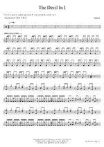 The Devil In I Slipknot Full Drum Transcription / Drum Sheet Music COPYDRUM