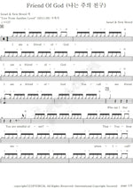 Friend of God (Live) Israel & New Breed Full Drum Transcription / Drum Sheet Music COPYDRUM