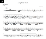 Long Story Short Taylor Swift Full Drum Transcription / Drum Sheet Music Drum Sheet MX